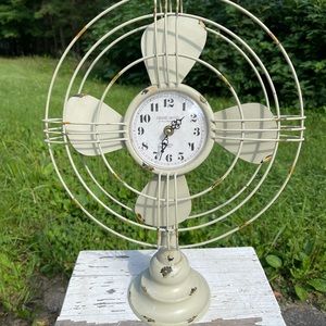 Industrial fan clock